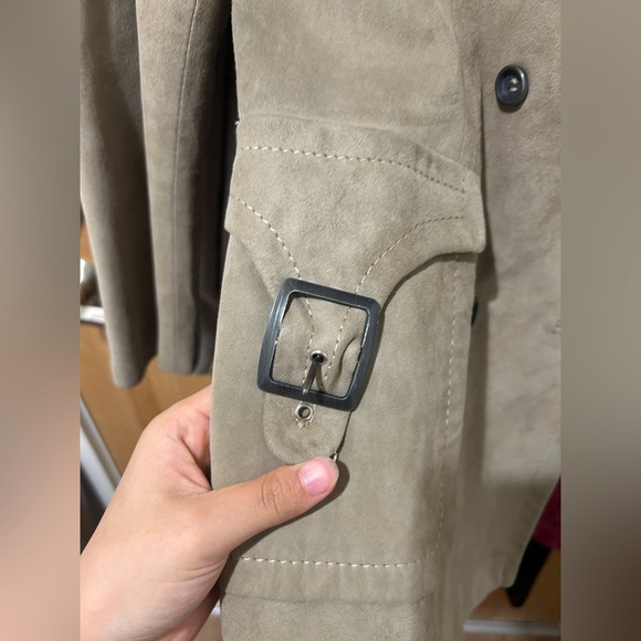 TOTEME inspired Scandinavian suede soft shirt small - Picture 5 of 8